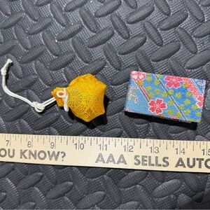 Small Bag and Mirror/Toothpick Compact